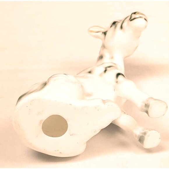 Vintage Ceramic Striped Zebra Figurine 2.5" Tall Collectible Animal - Picture 5 of 6